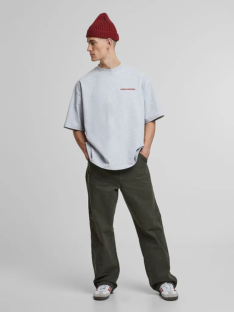 PROHIBITED | Camiseta | Gris claro