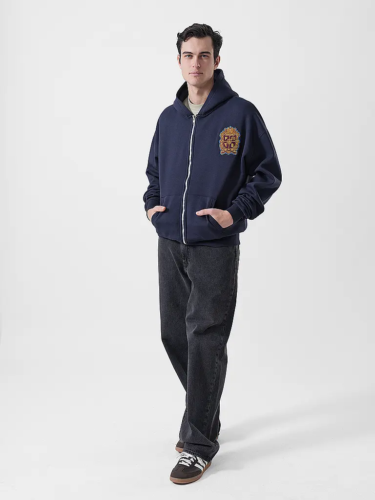 PROHIBITED | Nombre del producto: Chaqueta de chándal EMBLEM PATCH | Azul oscuro