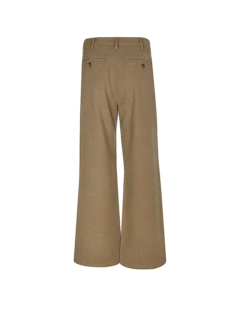 PROHIBITED | Nombre del producto: Pantalón DOUBLE PLEATED CLUB PANTS | Camel