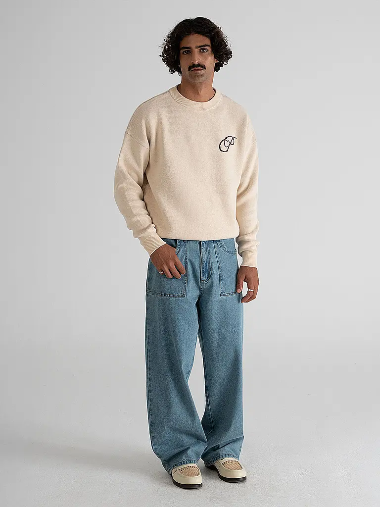 PROHIBITED | Pullover INITIAL | Crema