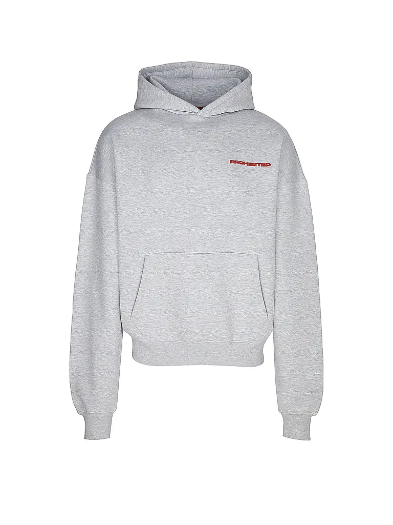 PROHIBITED | Sudadera con capucha - Hoodie | Gris claro