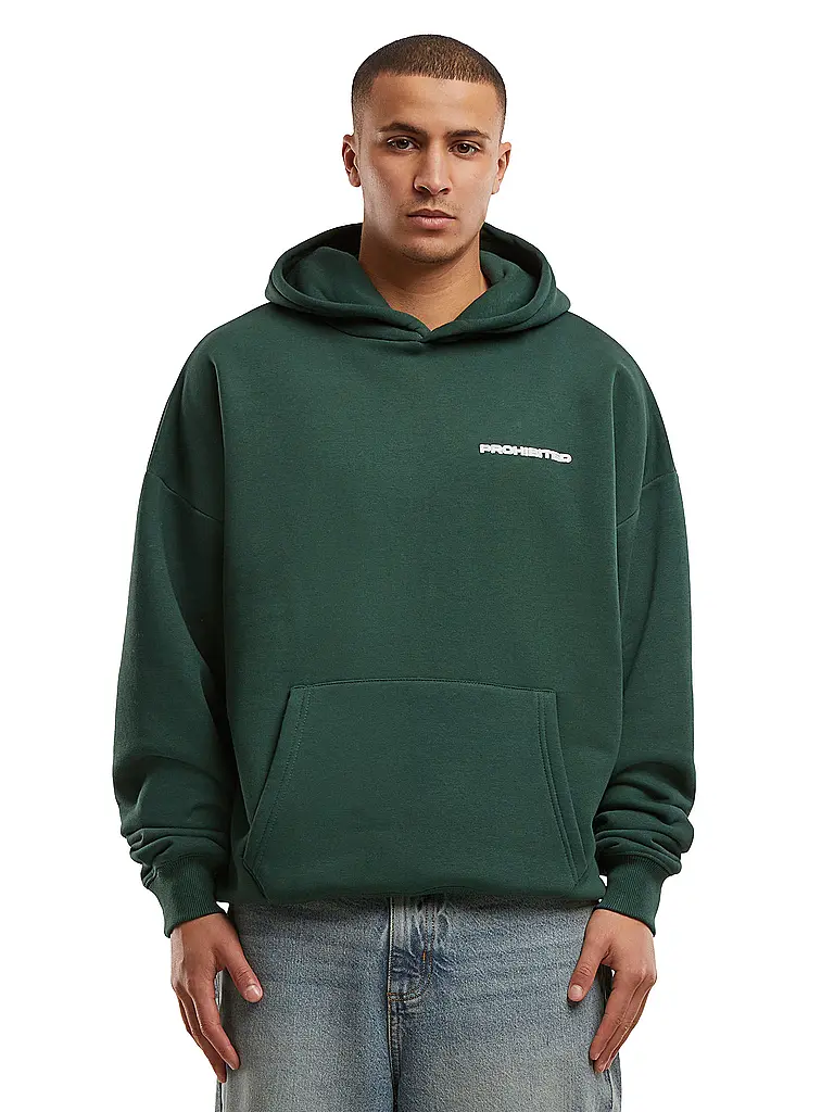 PROHIBITED | Sudadera con capucha - Hoodie | Verde oscuro