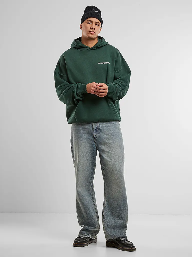 PROHIBITED | Sudadera con capucha - Hoodie | Verde oscuro