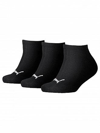 PUMA | Calcetines deportivos para niño, paquete de 3, negro