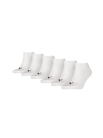 PUMA | Calcetines sneaker paquete de 6 blanco