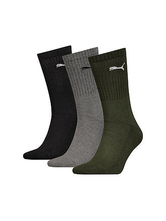 PUMA | Calcetines paquete de 3 green combo