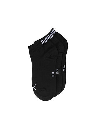 PUMA | Calcetines para niños, paquete de 3, negro