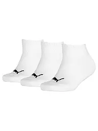 PUMA | Calcetines deportivos para niño, paquete de 3, negro | Blanco