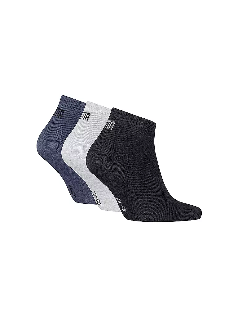 PUMA | Calcetines deportivos paquete de 3 azul marino / gris | Azul