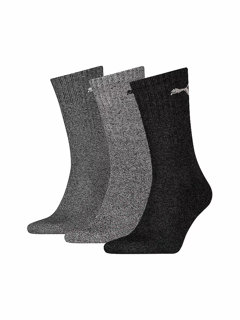 PUMA | Calcetines deportivos paquete de 3 gris jaspeado | Gris