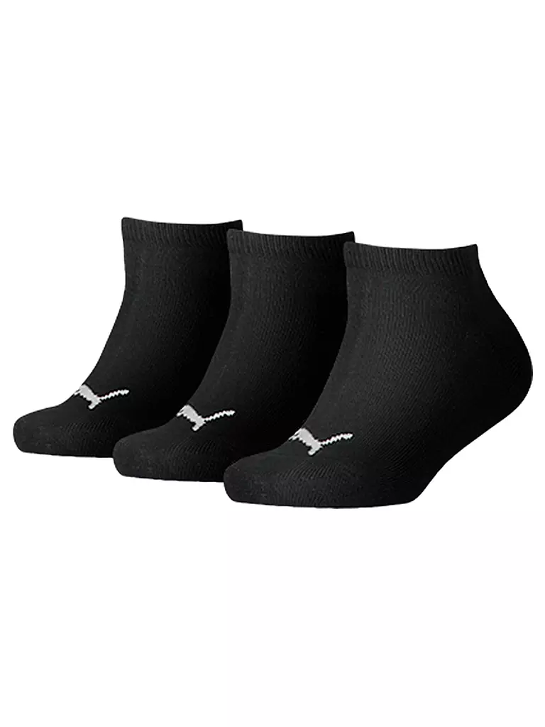 PUMA | Calcetines deportivos para niño, paquete de 3, negro | Negro