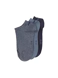 PUMA | Calcetines de deporte para niños, paquete de 3, blanco | Azul