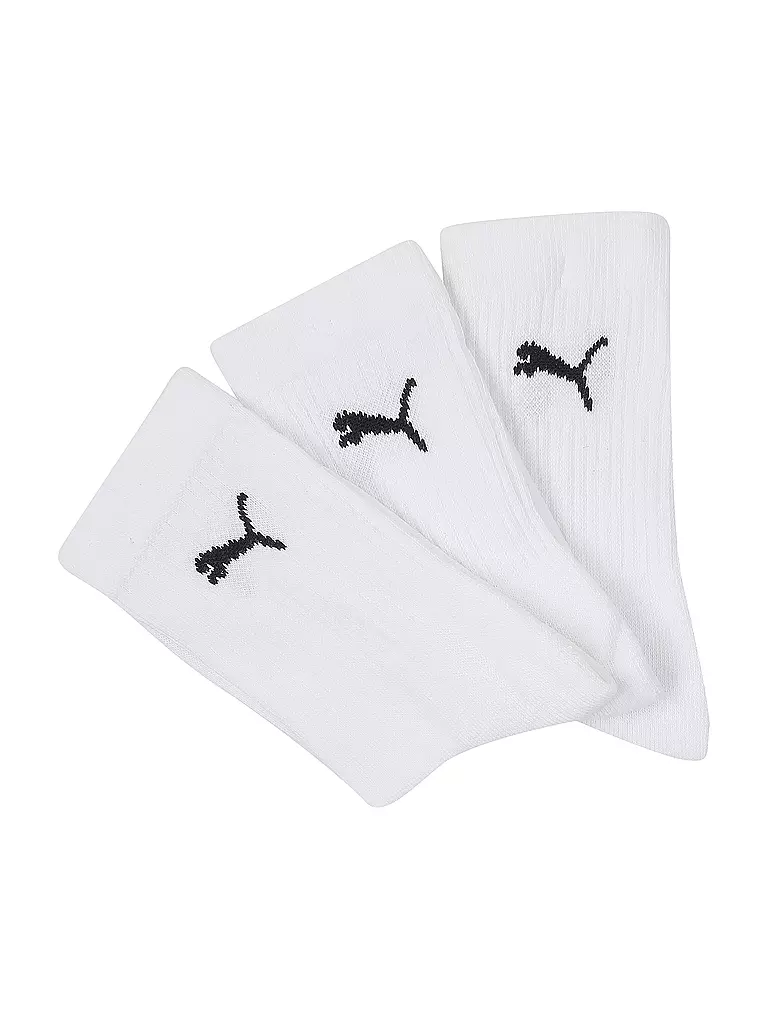 PUMA | Calcetines deportivos para niños, paquete de 3, blanco | Blanco