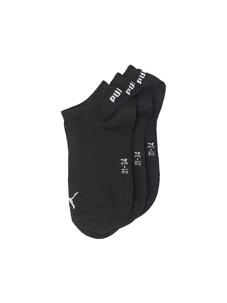 PUMA | Calcetines deportivos para niños, paquete de 3, negro | Negro