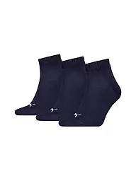 PUMA | Calcetines Paquete de 3 negro | Azul oscuro