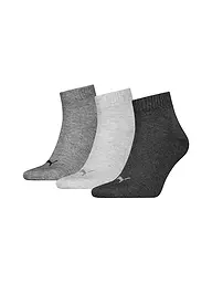 PUMA | Calcetines Paquete de 3 negro | Gris