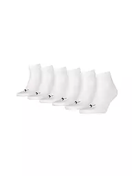 PUMA | Calcetines sneaker paquete de 6 blanco | Blanco