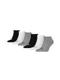 PUMA | Sneaker Socken 6er Pkg. black grey | Negro