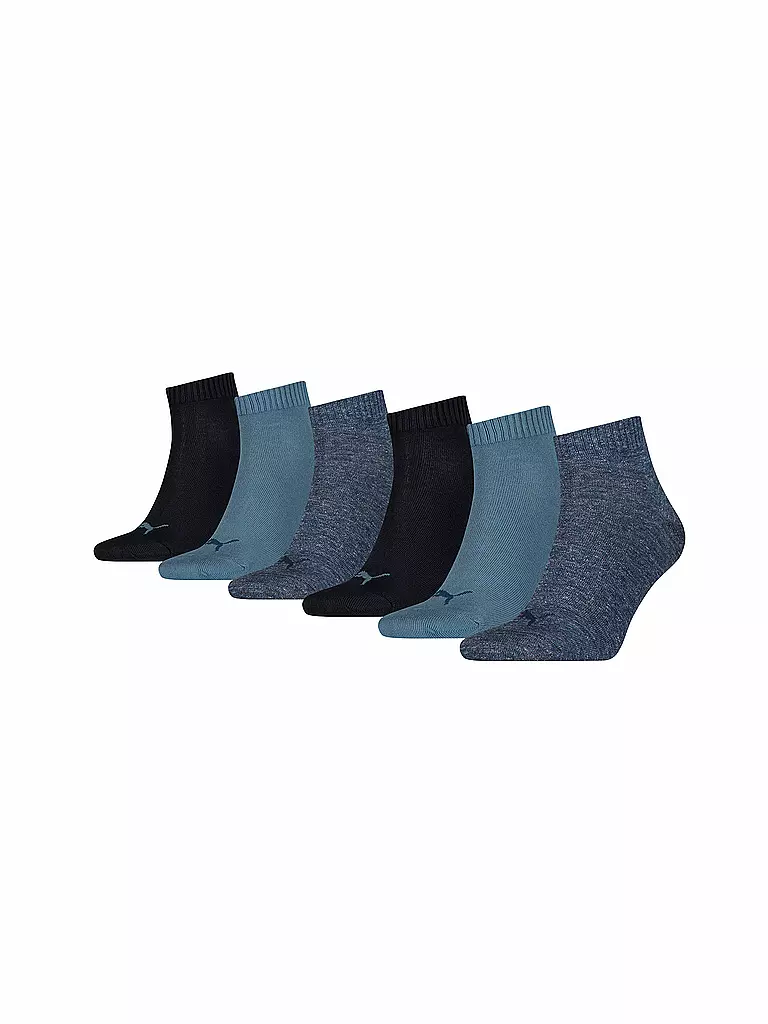 PUMA | Sneaker Socken 6er Pkg. blue combo | Azul