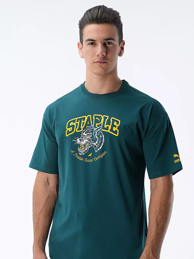 PUMA | T-Shirt PUMA X STAPLE | Petróleo