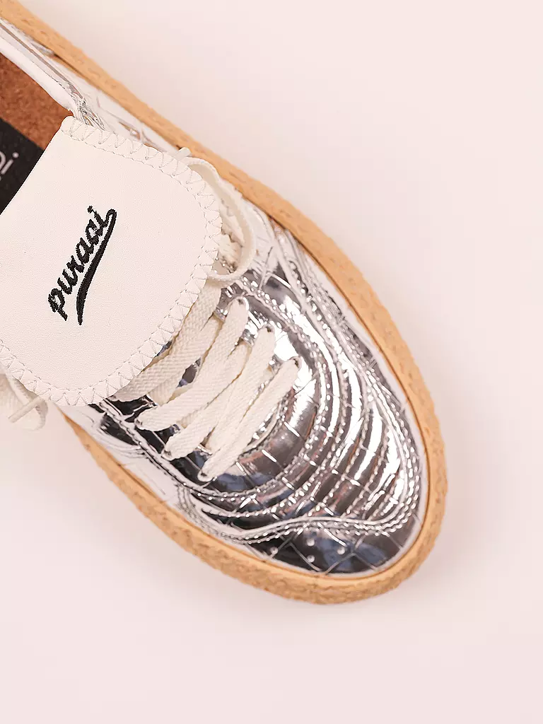 PURAAI | Zapatillas 4.05 POLLY TAB | Plata