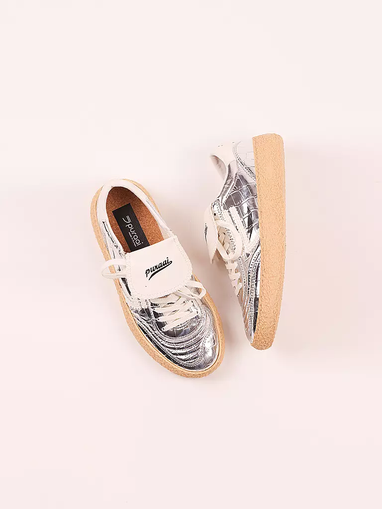PURAAI | Zapatillas 4.05 POLLY TAB | Plata