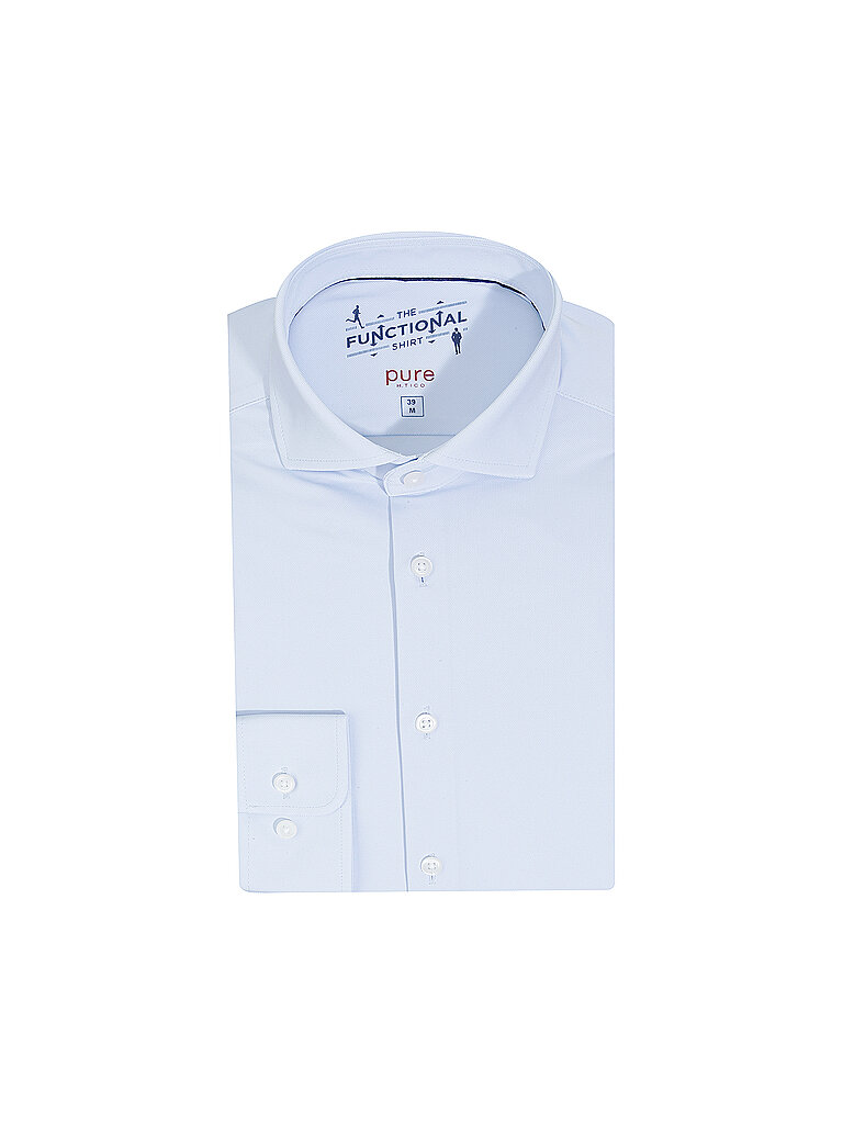 PURE Camisa de jersey Slim Fit azul