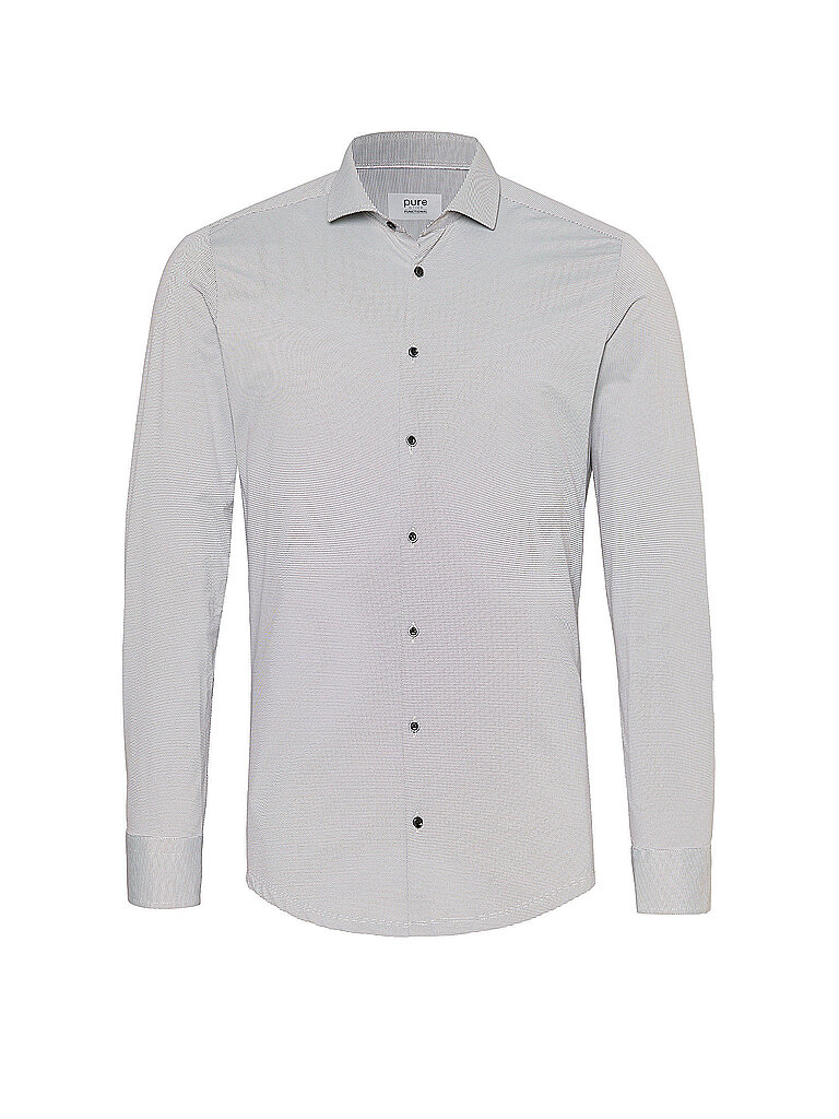 PURE Camisa Slim Fit marrón