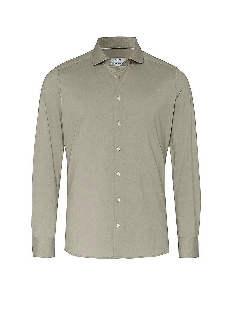 PURE Camisa Slim Fit beige