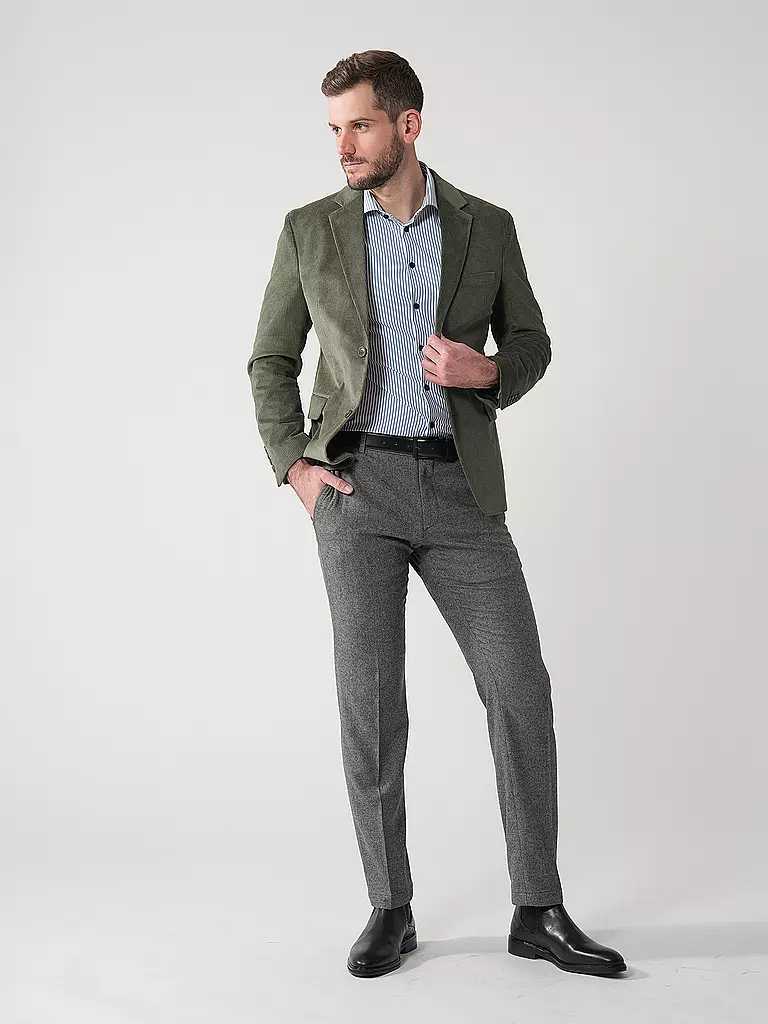 PURE | Business Hemd Slim Fit | Azul