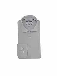 PURE | Camisa de punto de corte entallado | Gris