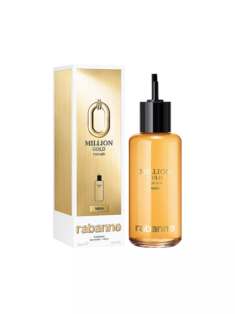 RABANNE | Million Gold For Her Parfum Recarga de Perfume 200ml | Sin color