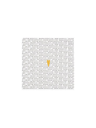 RAEDER | Servilletas de almuerzo 33x33cm BON APPETIT