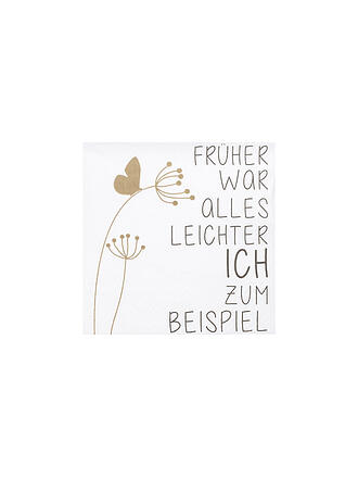 RAEDER | Servilletas de cóctel 25x25cm ANTES TODO ERA MÁS FÁCIL