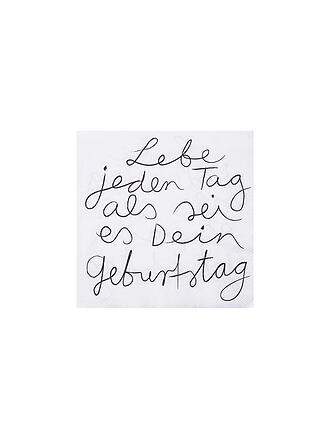 RAEDER | Servilletas de almuerzo 33x33cm VIVE CADA DÍA COMO SI FUERA