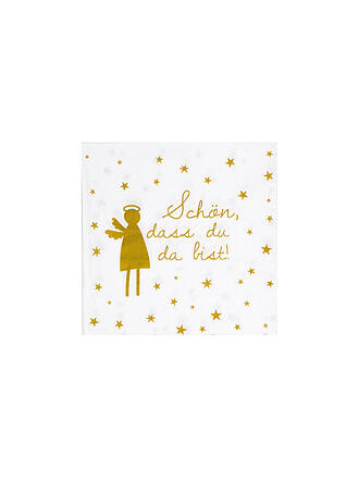 RAEDER | Servilletas navideñas 33x33cm QUÉ BUENO QUE ESTÁS AQUÍ