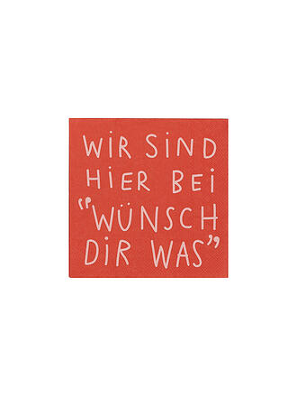 RAEDER | Servilletas de almuerzo 33x33cm WUENSCH DIR WAS