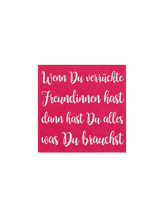 RAEDER | Servilletas de cóctel 25x25cm SI TIENES AMIGAS LOCAS