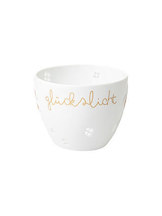 RAEDER | Poesielicht pequeño GLÜCKSLICHT 8x6,5cm Blanco