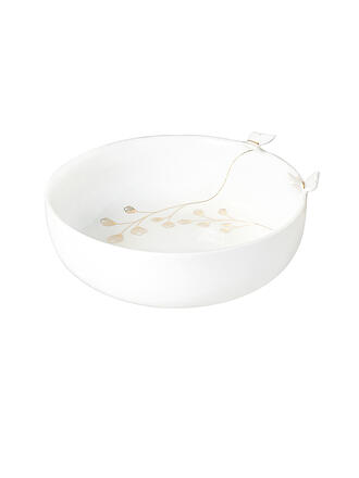 RAEDER | Schale groß SCHMETTERLING 14x4cm Blanco