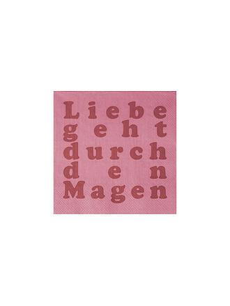 RAEDER | Servilletas de almuerzo 33x33cm El amor entra por los márgenes