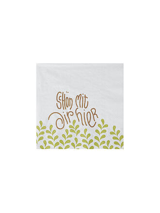 RAEDER | Servilletas 33x33cm Qué bueno tenerte aquí