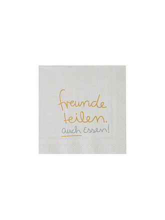 RAEDER | Servilletas de cóctel 25x25cm Los amigos también comparten comida