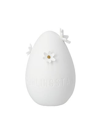 RAEDER | Huevo de porcelana FRÜHLINGSTANZ 6,5cm Blanco