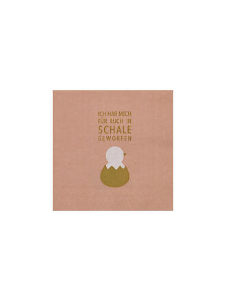 RAEDER | Servilletas de cóctel 25x25cm In Schale geworfen