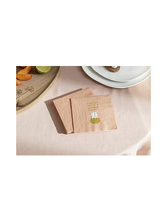 RAEDER | Servilletas de cóctel 25x25cm In Schale geworfen