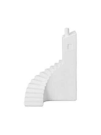 RAEDER | Sujetalibros 11,8x17cm BÜCHERTREPPCHEN Blanco