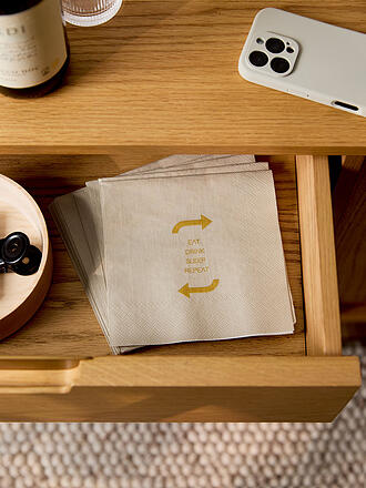 RAEDER | Servilletas de almuerzo 33x33cm Beige