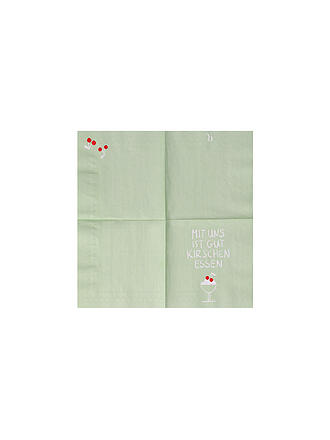 RAEDER | Servilletas de cóctel 25x25cm Menta
