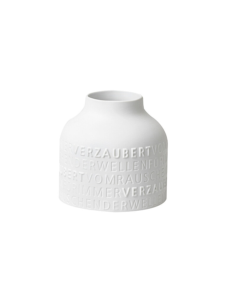 Jarrón PARA SIEMPRE ENCANTADO 17,5x17cm Blanco blanco